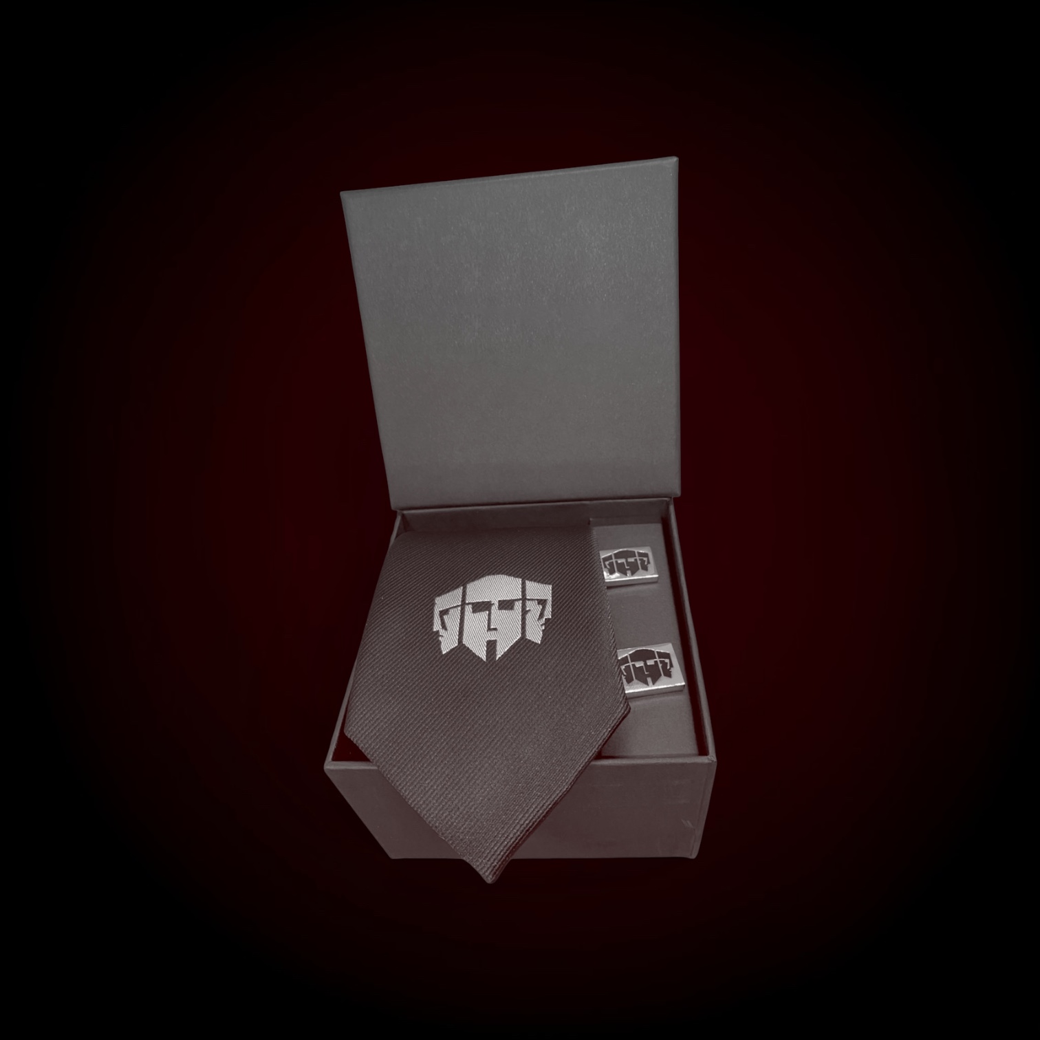 Hecata Silk Tie and Cufflinks Set