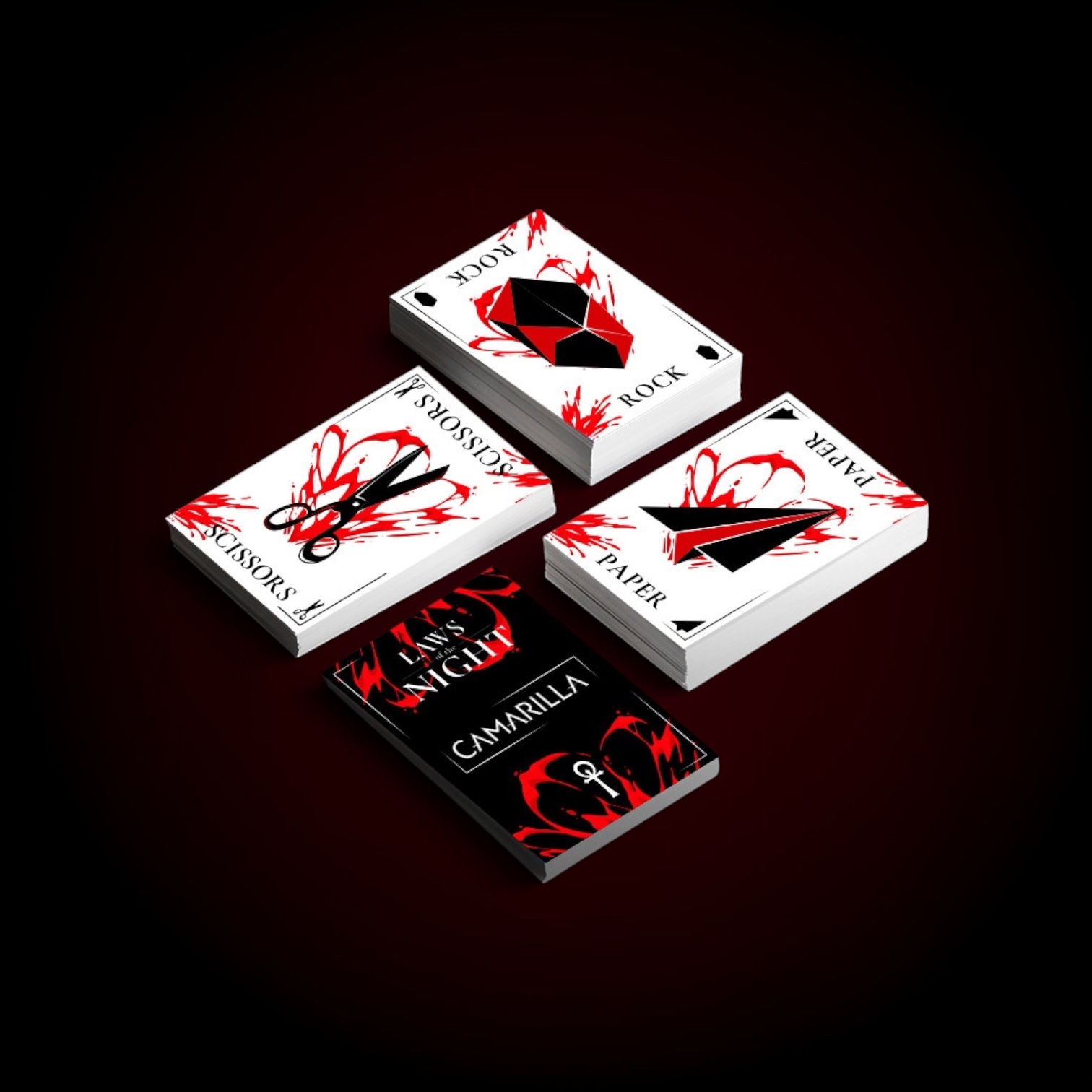 Camarilla RPS Metal Cards