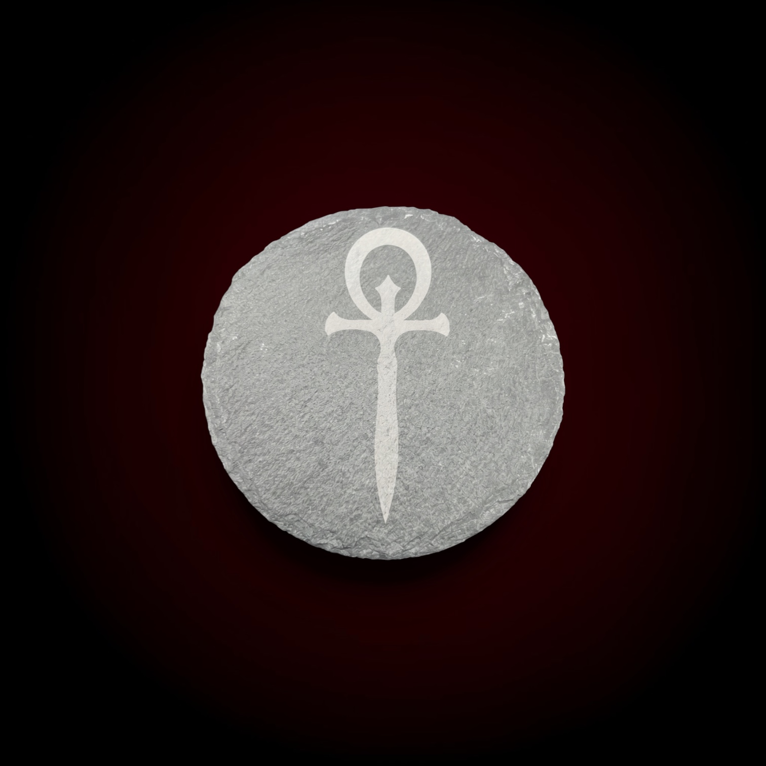 Vampire Ankh Stone Coaster